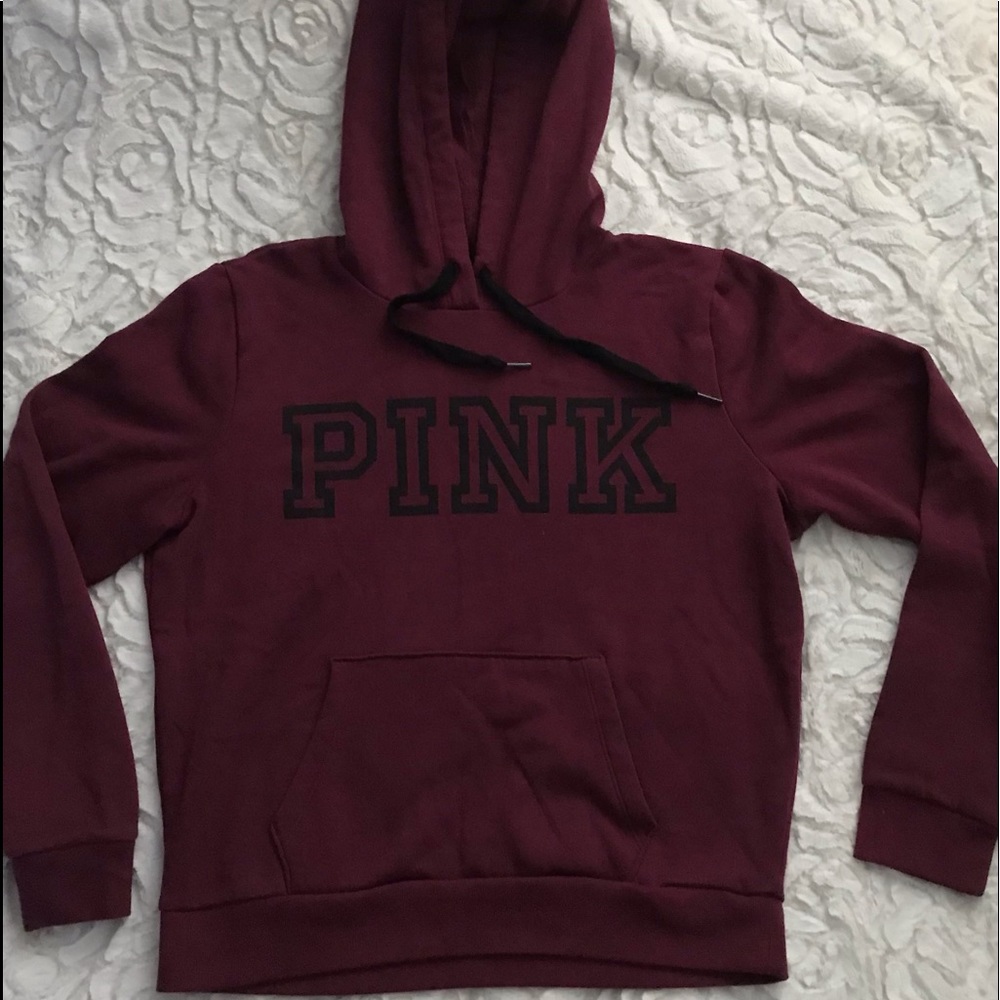 pink maroon hoodie